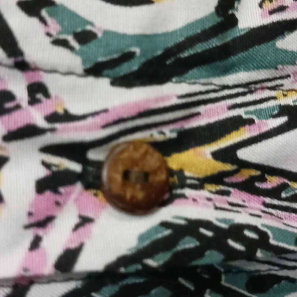 Kenny Flowers Island Classics button down - rayon - abstract print - XL - Picture 4 of 10